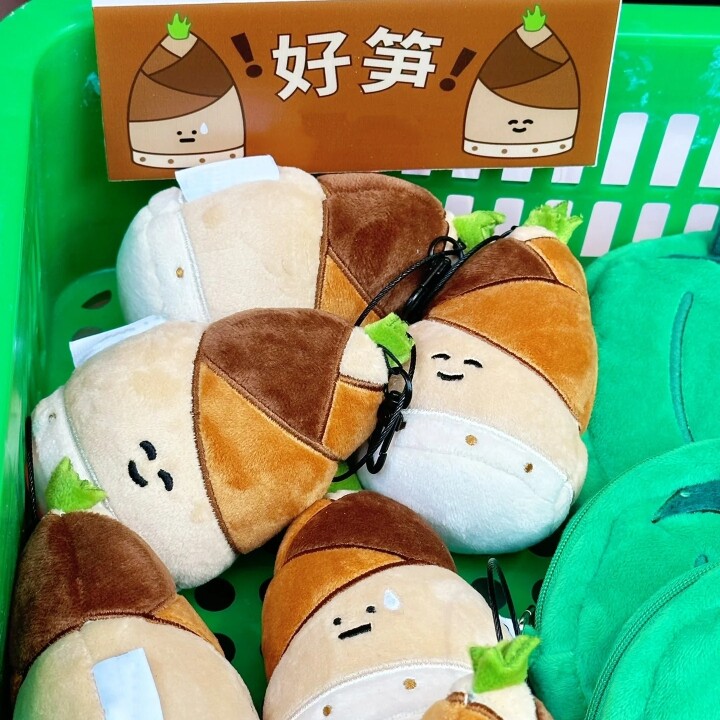 小红书同款可爱创意竹笋毛绒玩偶公仔高颜值挂件玩偶儿童生日礼物