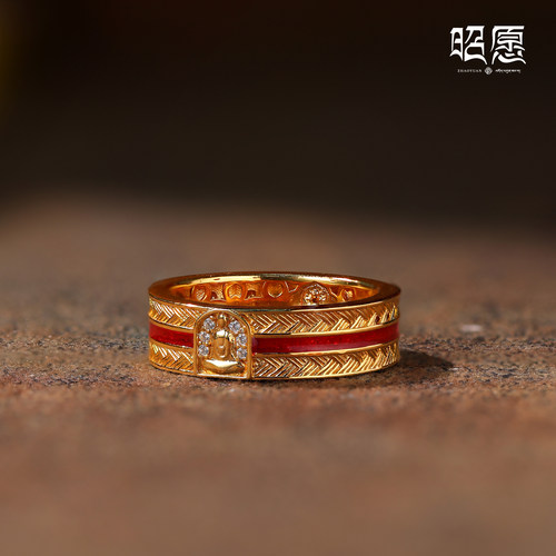 【嘉一昭愿】天禄聚全·方圆四象限银戒指