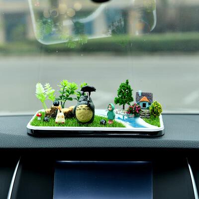创意微景观汽车摆件车载车内饰品宫崎骏龙猫小梅车饰车内装饰用品