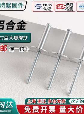 大帽拉铆钉开口型抽芯铝合金大头柳钉大盖拉柳丁货车门卯钉现货