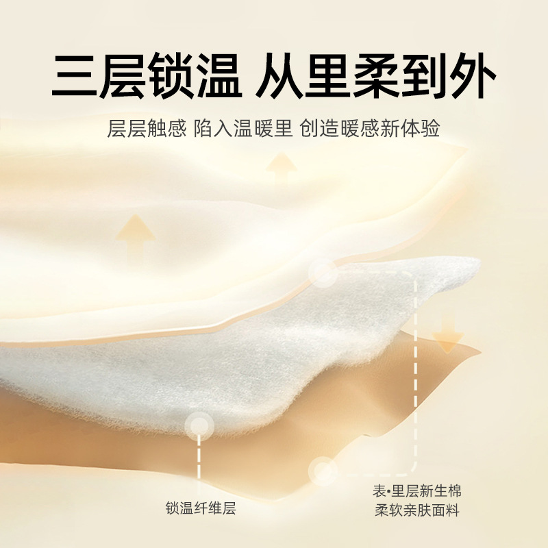 宝宝秋衣套装纯棉儿童内衣婴儿男童秋裤夹棉睡衣薄棉衫保暖款女童