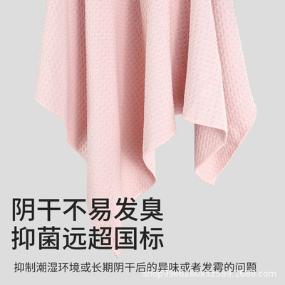 严选抗菌华夫格干发帽女超强吸水干发巾高颜值速干加厚包头干发帽