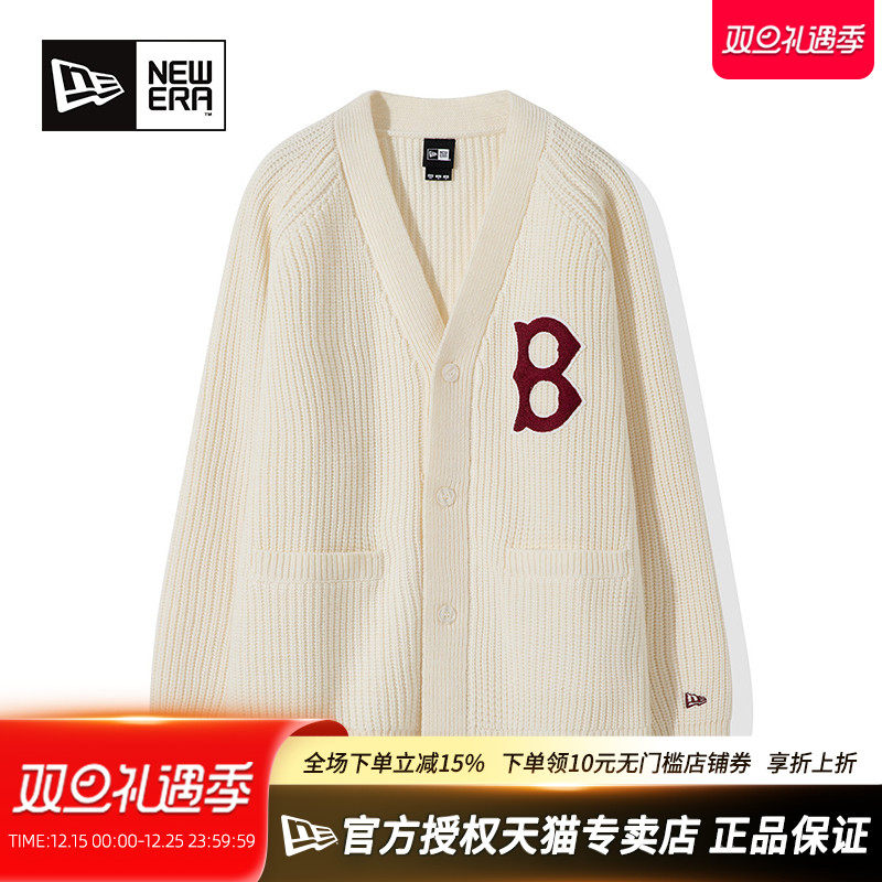 NewEra休闲MLB时尚开衫情侣毛衣