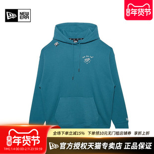 NewEra纽亦华春秋男女款华夫格印花潮流休闲连帽运动卫衣13350907