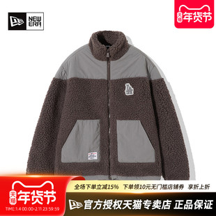NewEra纽亦华MLB秋冬男女款羊羔绒保暖休闲潮抓绒衣外套13350832