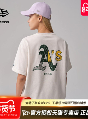 New Era纽亦华MLB夏季男女款COOLERA透气潮流NY短袖T恤14179141