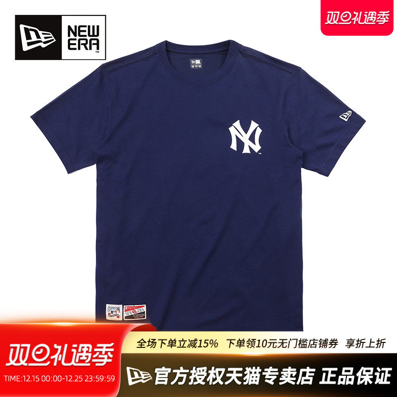 NewEra正品中性NY潮牌圆领短袖T