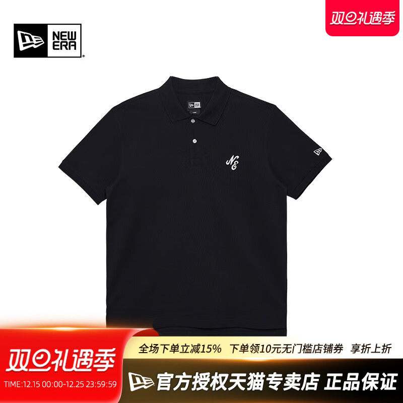 NewEra男女刺绣透气短袖POLO衫