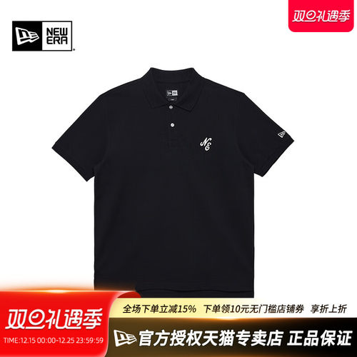 NewEra男女刺绣透气短袖POLO衫