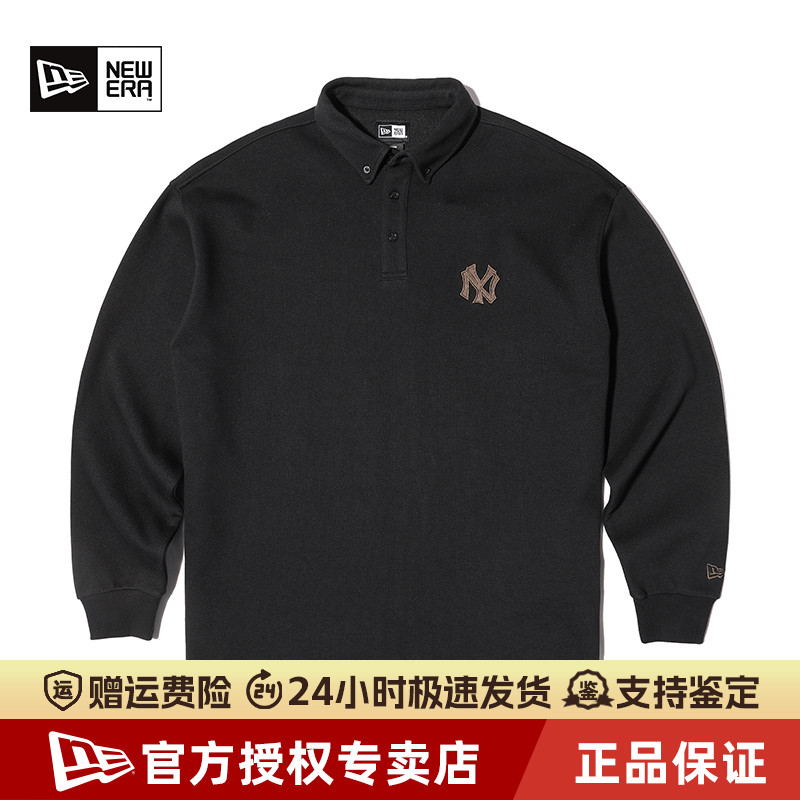 NewEra纽亦华MLB透气翻领长袖T恤