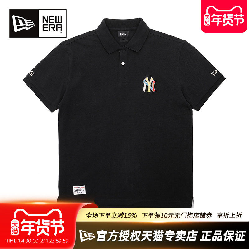 New Era纽亦华男女情侣款MLB重磅棉NY潮流运动商务短袖T恤POLO衫,运动服/休闲服装,运动POLO衫,淘宝优惠券,粉丝福利购,淘宝优惠卷
