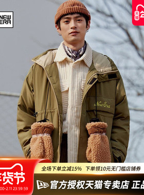 NewEra纽亦华秋冬男女中厚款保暖工装宽松休闲连帽羽绒服13350916