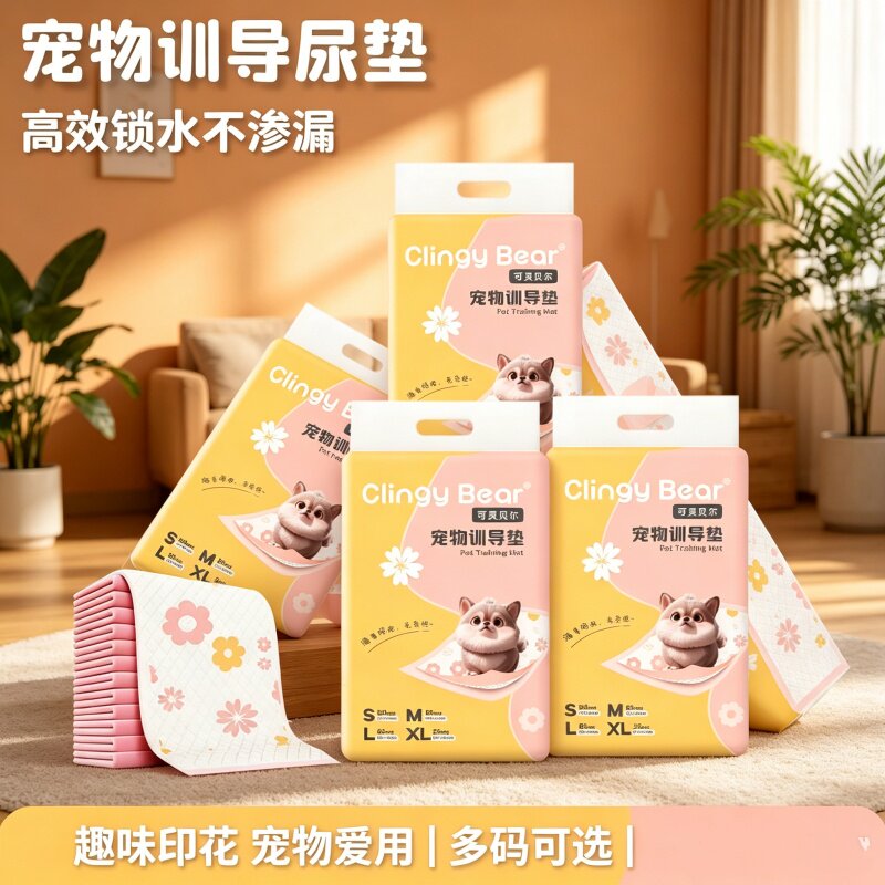 狗狗尿垫印花吸水垫吸尿纸宠物训导垫猫咪生产垫泰迪犬尿不湿通用