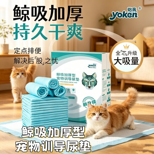 怡亲鲸吸加厚除臭防漏狗狗尿垫尿布隔尿吸水垫锁水大码免洗款