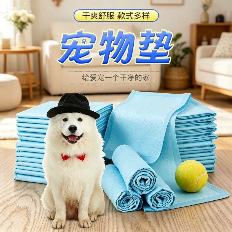 狗狗尿片一次性尿布垫加厚防漏锁水宠物尿不湿清洁用大码高吸款