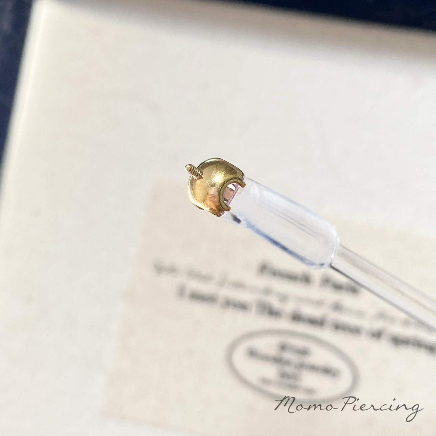 沫沫穿刺 耳钉佩戴神器粘耳棒粘钻器内螺纹耳骨辅助器耳蜗钉耳垂