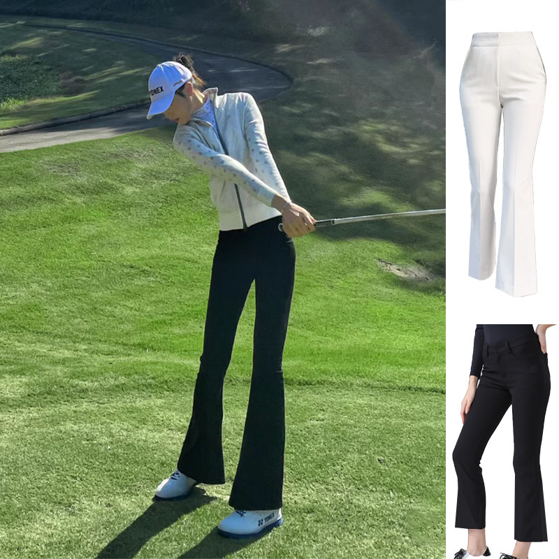 高尔夫女裤  九分微喇球裤 2026春季季 弹力修身显瘦golf运动长裤