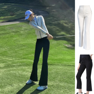 九分微喇球裤 显瘦golf运动长裤 2026春季 弹力修身 季 高尔夫女裤