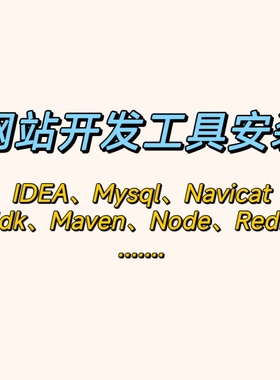 常用开发工具、Jdk、IDEA、VsCode、Navicat、Mysql、Maven、Node