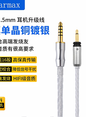 适用劲浪FOCAL MG ELEGIA金乌银乌飞傲FT5 JT5 JT7平衡XLR耳机线