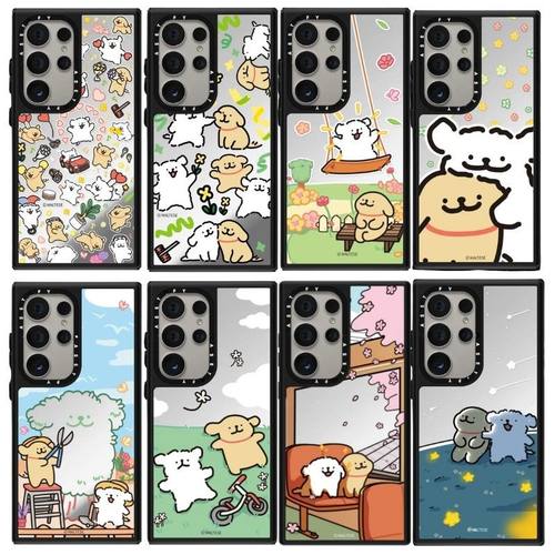 三星S25Ultra线条小狗手机壳