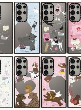 甜心火车手机壳磁吸magsafe亚克力防摔保护套适用于三星Galaxy S25ultra/S25/S24/S23ultra可爱个性创意