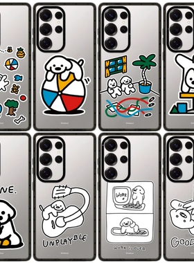 新款matsui狗狗手机壳磁吸magsafe亚克力防摔保护套适用于三星Galaxy S25ultra/S25/S24/S23ultra个性高级