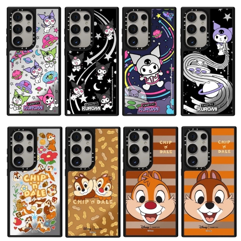 奇奇蒂蒂 星球库洛米 手机壳磁吸magsafe镜面防摔保护套适用于三星Galaxy S25ultra/S25/S24可爱个性