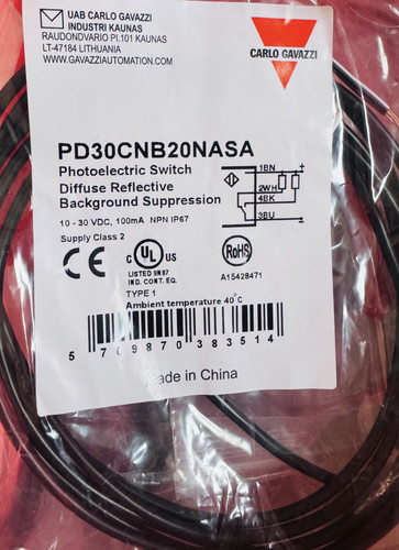 光电开关 PD30CNB20NASA议价产品