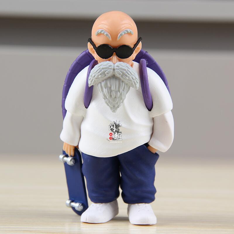 七龙珠 潮流 龟仙人滑板 武天老师 手办 模型 摆件 动漫周边公仔