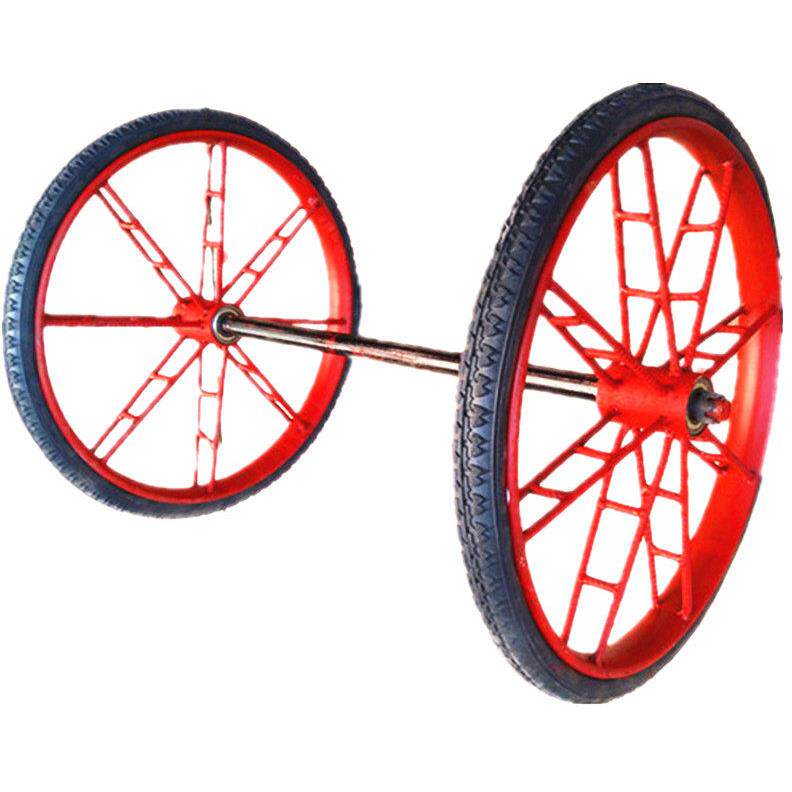 手推劳动平板架子环卫垃圾清洁工地翻斗车轮子胎钢圈轱辘载重下盘