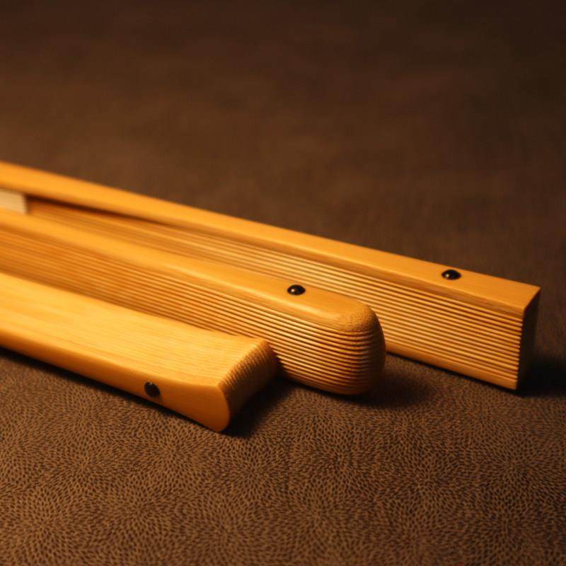 文玩老玉竹折扇挑灯方小茄头马牙9.5寸16方纯手工定制中国风折扇