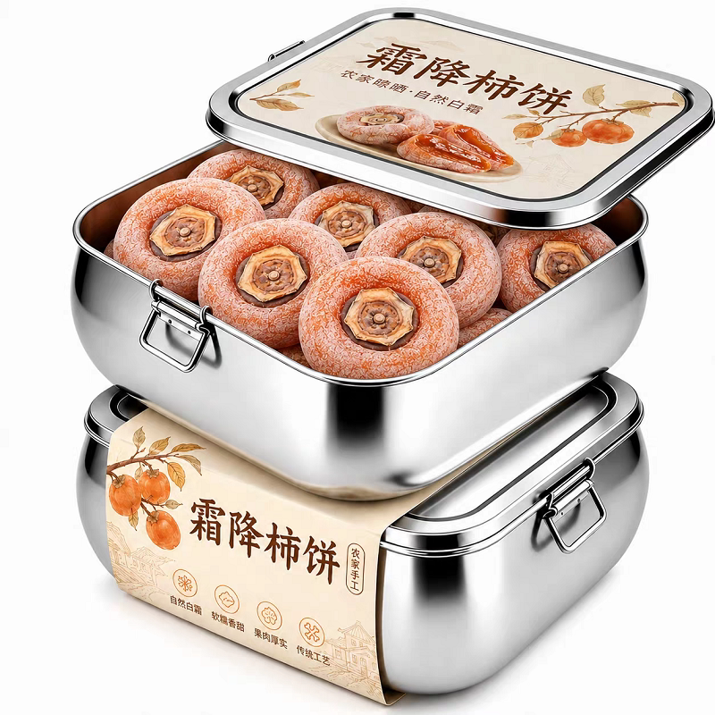 广西流心柿饼吊柿饼蜜饯独立包装桂林吊柿子爆浆年货当季新鲜好吃