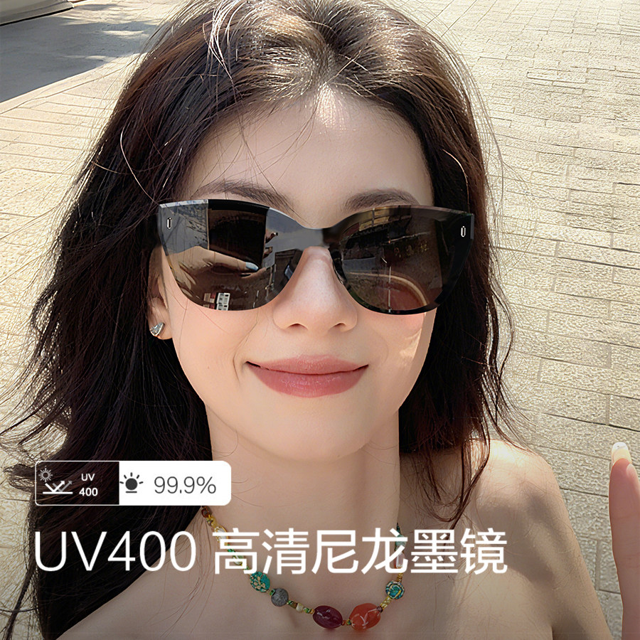 2026新款猫眼墨镜女士高级感偏光开车防晒防紫外线明星款太阳镜潮 - 芬曼旗舰店出品