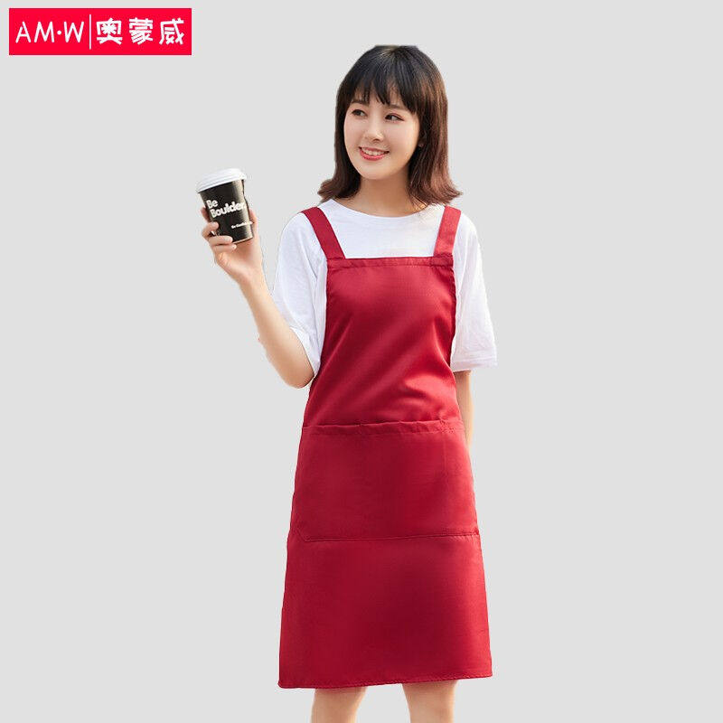 奥蒙威围裙家用厨房餐饮服务员工作服咖啡店奶茶店花店男女围裙定属于什么档次？