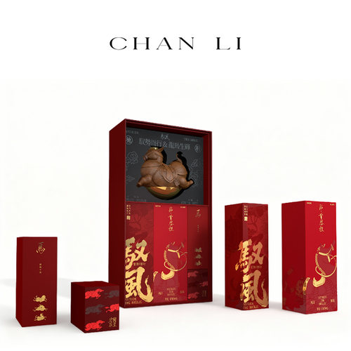 驭风  | 马年创意礼品茶叶礼盒装黄铜木马香座非遗茶叶