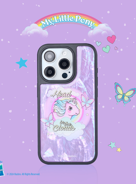 天然贝母适用苹果15手机壳高级感女15plus防滑防摔15promax网红保护套iPhone15pro新款全包外壳小马宝莉正品