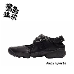 Nike耐克Air Rift女子玛丽珍皮革黑色简约百搭休闲凉鞋IB8881-001