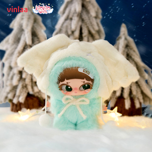 VINLAA搪胶娃娃挂件毛绒玩具潮玩盲盒公仔布偶送女生玩偶生日礼物