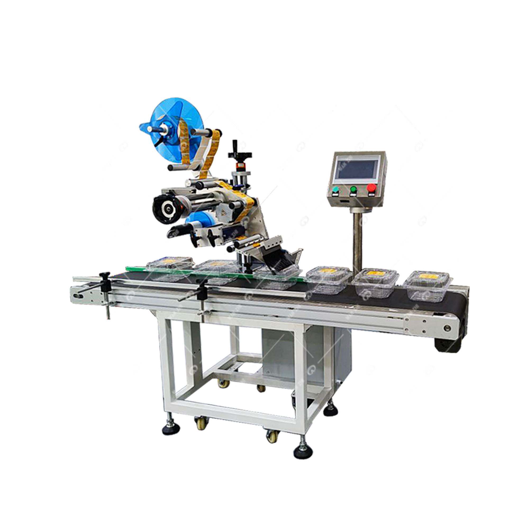 平面贴标机吊牌袋子自动平面分页贴标机包装盒吸塑盒平面贴标机