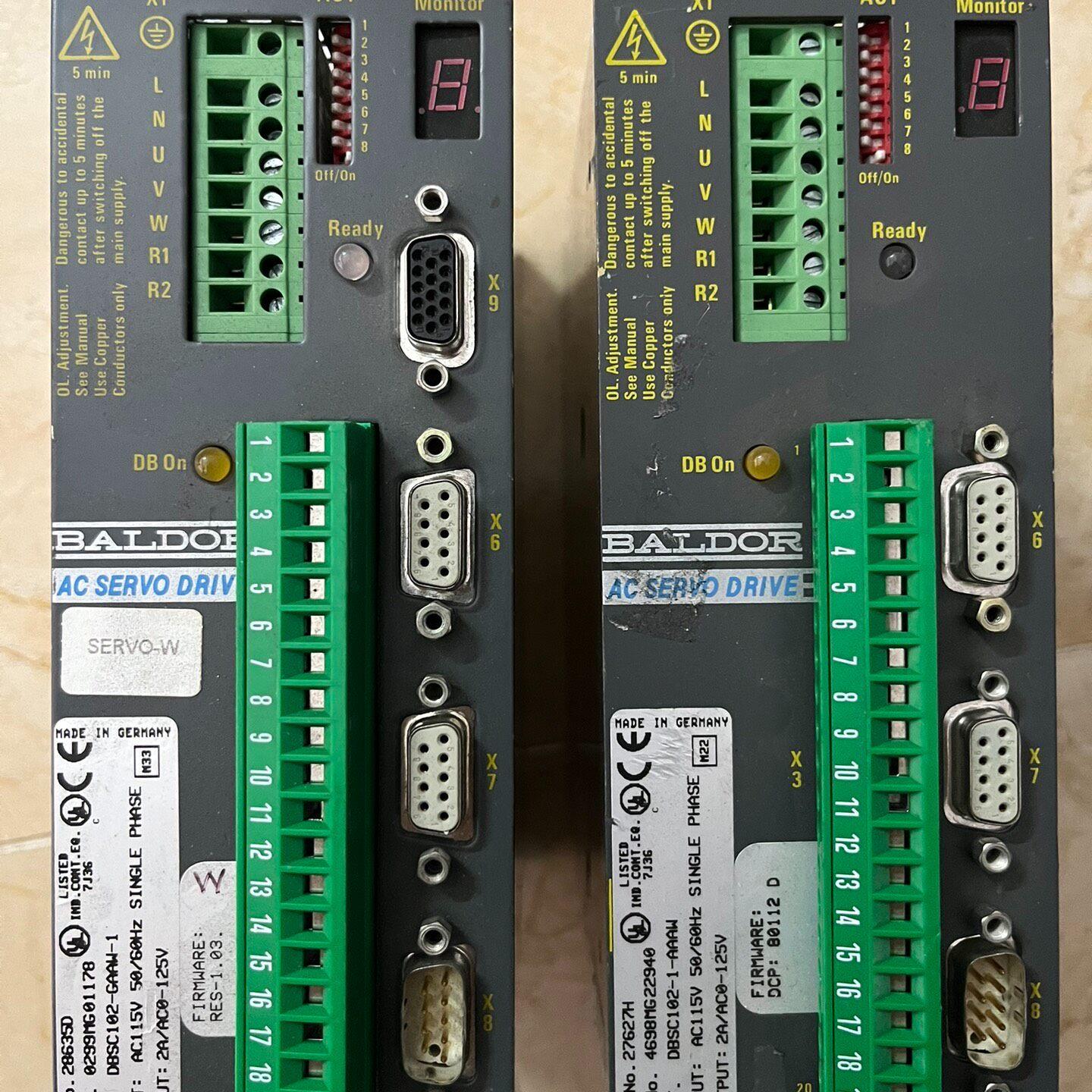 DBSC102 伺服驱动器 BALDOR保德工业工控自动化驱动配件议价维修图片