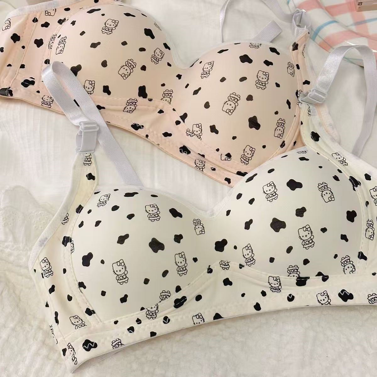 少女学生内衣文胸防下垂外扩小胸聚拢薄款美背收副乳学生胸罩透气