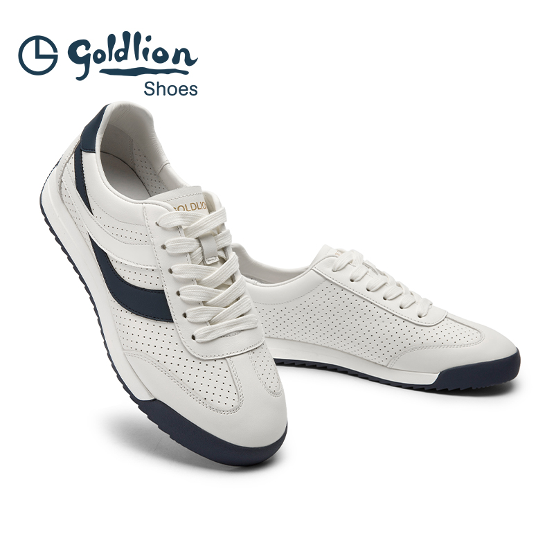 金利来男士冲孔透气德训鞋休闲鞋