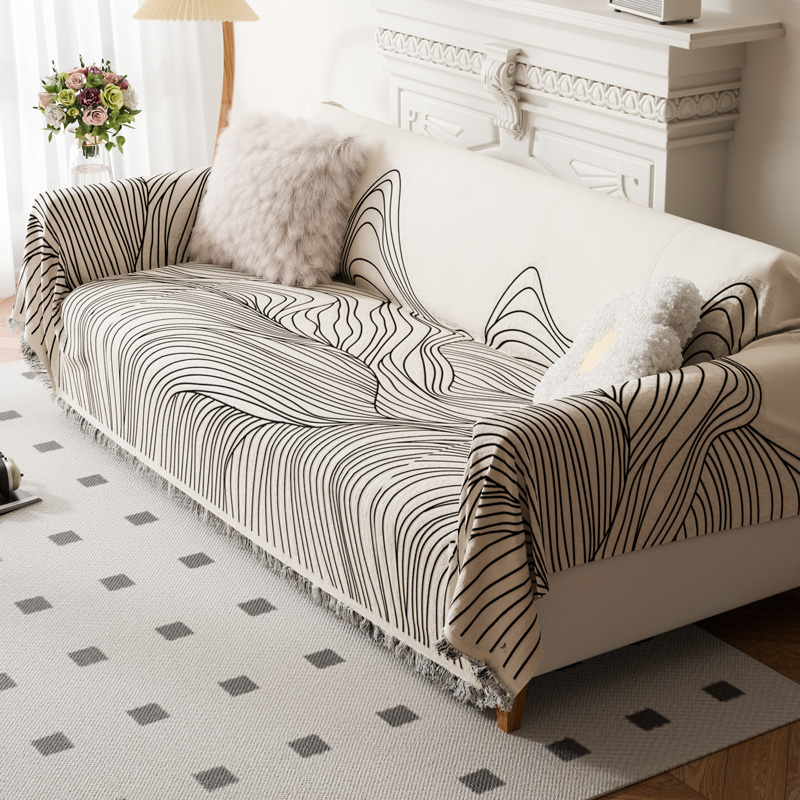 沙发垫四季通用2024新款沙发盖布轻奢高级感沙发巾一整张全盖客厅