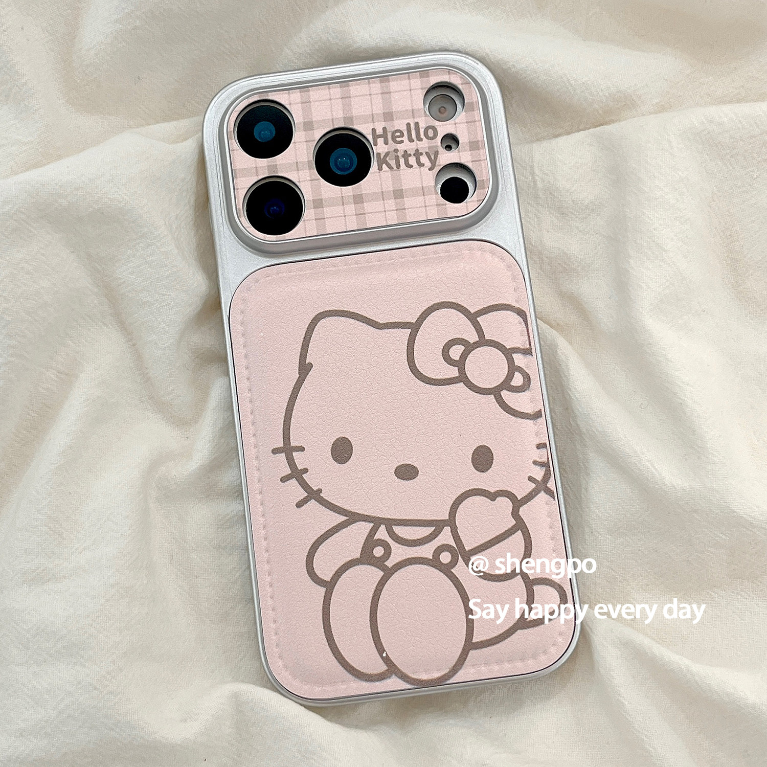 粉色可爱hellokitty日韩风适用iPhone17promax手机壳17苹果16promax卡通防摔14pro硅胶新款14女15pro软套皮质,3C数码配件,手机保护套/壳,淘宝优惠券,粉丝福利购,淘宝优惠卷