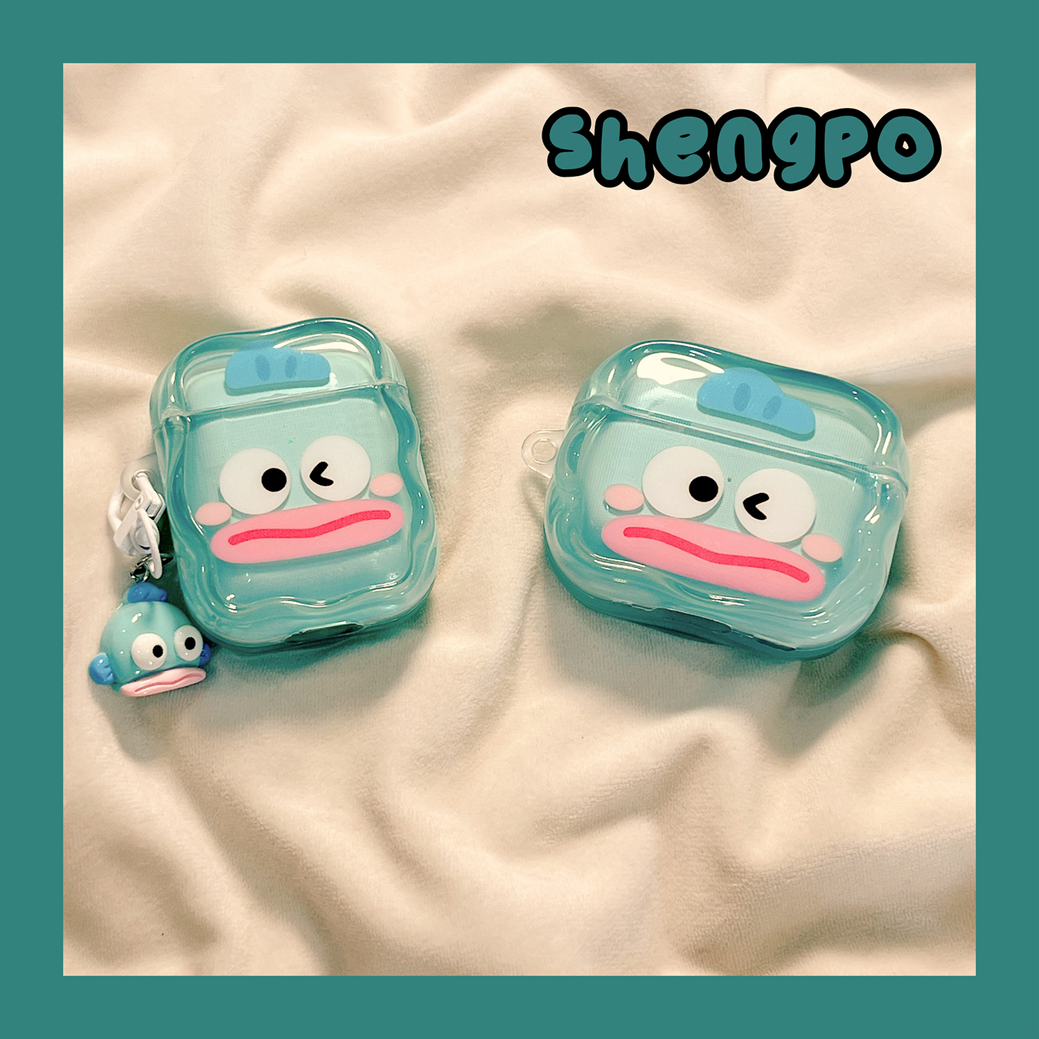有趣的卡通可爱丑鱼耳机套新款