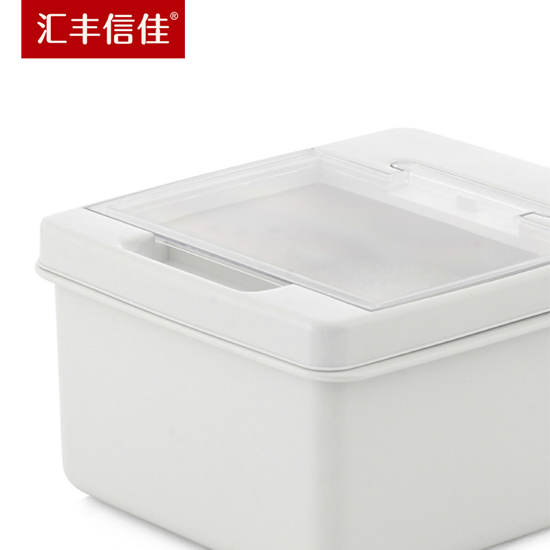 汇丰信佳 日式带翻盖防尘防蛀10kg米桶加厚储米箱面粉桶米缸