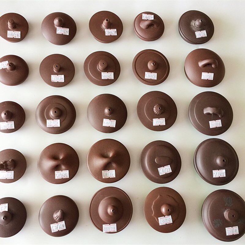 配紫砂壶盖子 朱泥茶壶盖 配盖子  多种泥料  西施壶盖 石瓢壶盖