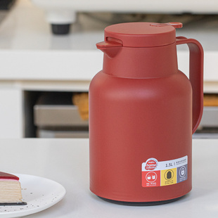 精选mojito热水瓶玻璃内胆保温水壶家用保温壶大容量暖壶小型1.5