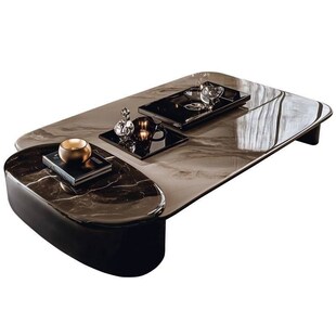 精选轻奢微晶石茶几电视柜组合极简客厅家用现代别墅简约现代高档